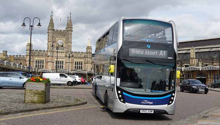 First West of England Scania N250UD Alexander Dennis Enviro400MMC 36834 Airport Flyer